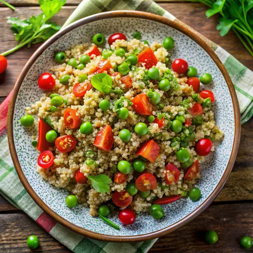 Zöldséges Quinoa Piláf